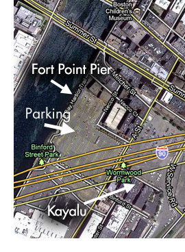 Fort Point Pier satellite photo
